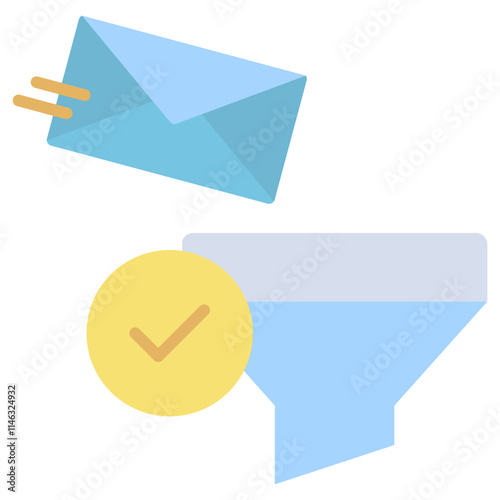 Spam Filters Flat Icon