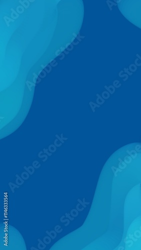 aesthetic blue colors background wallpaper illustration