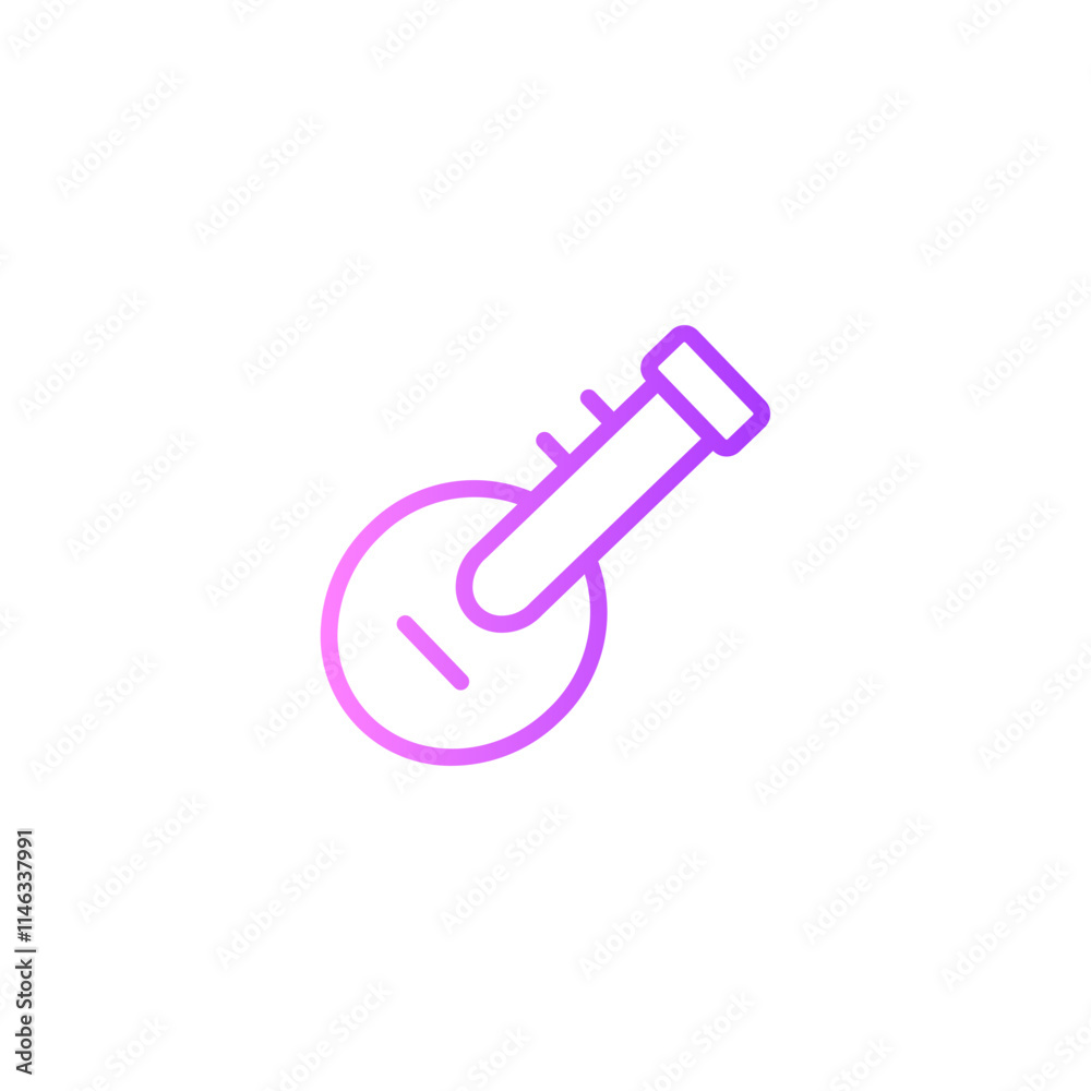 guitar gradient icon guitar gradient icon