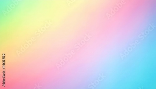 Soft Pastel Gradient Background with Vibrant Pink, Blue, Green, and Yellow Tones Ideal for Modern Website Design, Minimalist Branding, Social Media Graphics, and Digital Aesthetic Enhancements