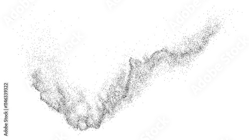 Obraz na płótnie Black grainy texture. Abstract dust overlay. Grain noise. Black explosion on transparent background. Splash water effect. PNG format. w salonie