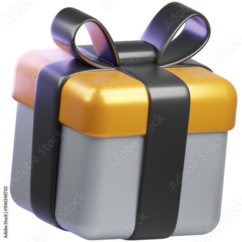 unique and cute gift box 3D icons for creative content, element,nadvertising, digital products, templates, branding and marketing