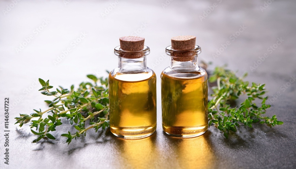 Two Aromatherapy Bottles and Fresh Thyme – Nature's Remedy Two Aromatherapy Bottles and Fresh Thyme – Nature's Remedy