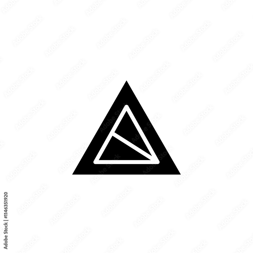 steep descent glyph icon steep descent glyph icon
