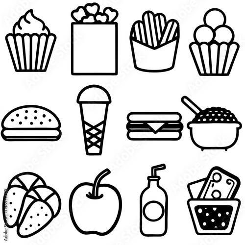 food and drink icons