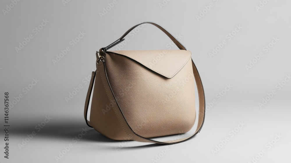 Crossbody Bag Floating Display, High-End Product Photography. Crossbody Bag Floating Display, High-End Product Photography.