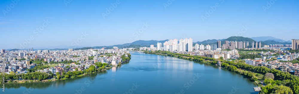 Zengjiang Riverside scenery in Zengcheng District, Guangzhou, China Zengjiang Riverside scenery in Zengcheng District, Guangzhou, China