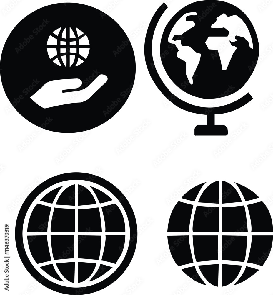 Global Location Pin, vector, set Global Location Pin, vector, set