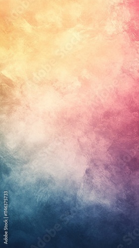 Vintage abstract watercolor background with clouds and textured grunge pattern