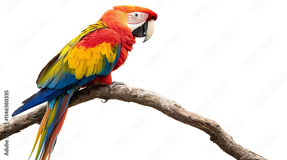 Fototapeta premium blue and yellow macaw