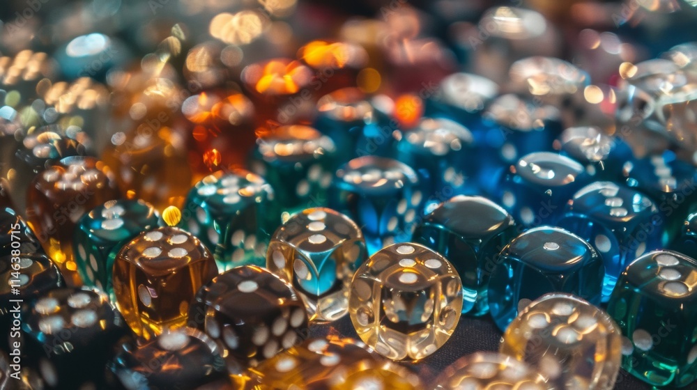 Collection of colorful glass bottles and vials