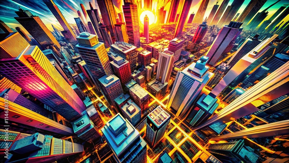 Abstract Comic Book Background, Drone View, Surreal Landscape, Artistic Design, Futuristic Scenery, Aerial Photography Abstract Comic Book Background, Drone View, Surreal Landscape, Artistic Design, Futuristic Scenery, Aerial Photography