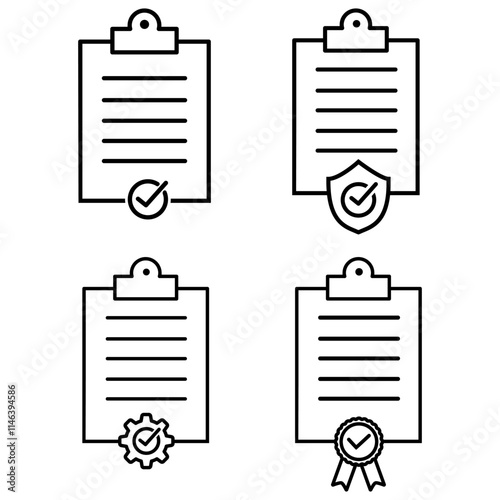 Checkmark icon vector set. confirm terms illustration sign collection. approve symbol. ok logo. approve mark.