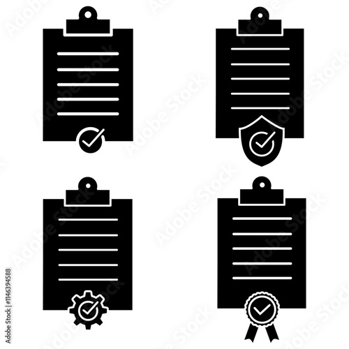Checkmark icon vector set. confirm terms illustration sign collection. approve symbol. ok logo. approve mark.
