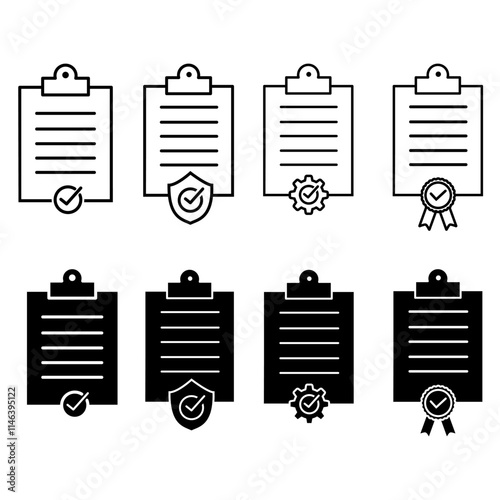 Checkmark icon vector set. confirm terms illustration sign collection. approve symbol. ok logo. approve mark.