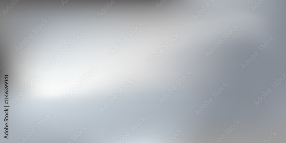 Silver foil background with metal mirror texture. Chrome gradient surface with light gloss simple abstract. Vector Illustration Silver foil background with metal mirror texture. Chrome gradient surface with light gloss simple abstract. Vector Illustration