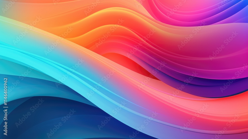 Abstract, bright gradient with smooth transitions Abstract, bright gradient with smooth transitions