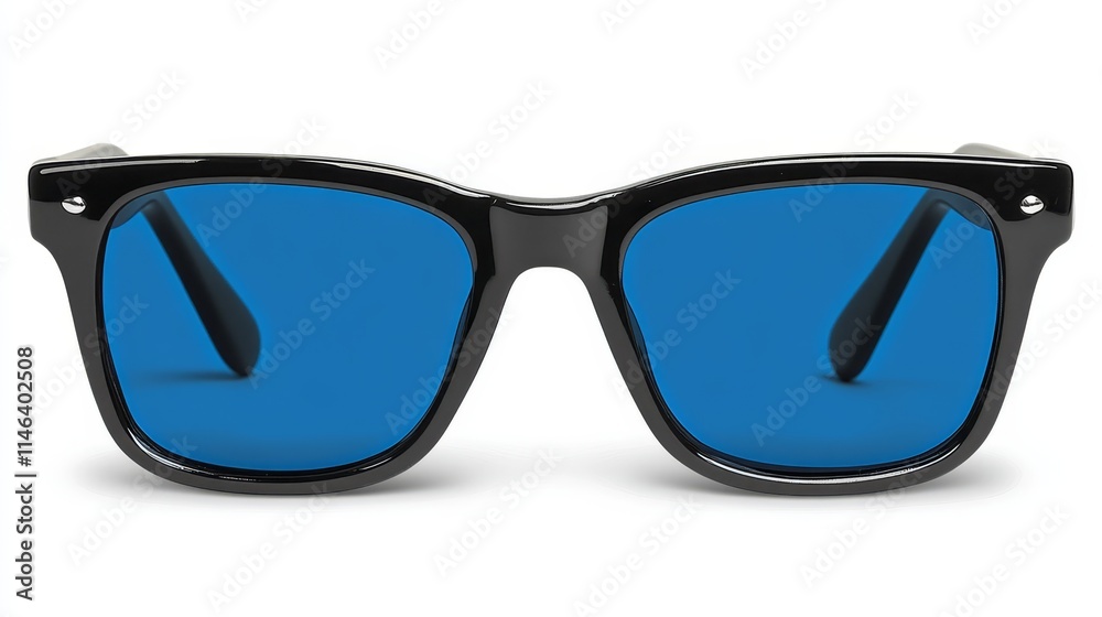 Sunglasses Isolated on a White Background, Fashion Accessory, Summer Style, UV Protection, Trendy Eyewear, Modern Sunglasses Design Sunglasses Isolated on a White Background, Fashion Accessory, Summer Style, UV Protection, Trendy Eyewear, Modern Sunglasses Design