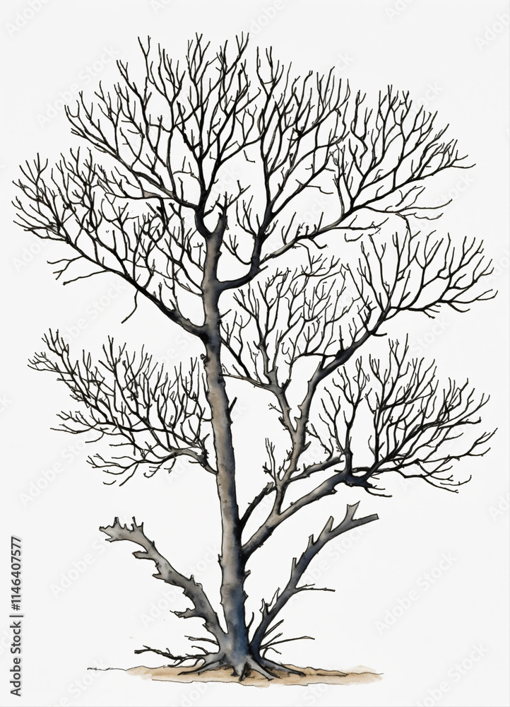 Obraz premium tree silhouette vector