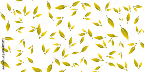 leaf vector seamless pattern for season fabric, decoration, wallpaper and wrapping paper