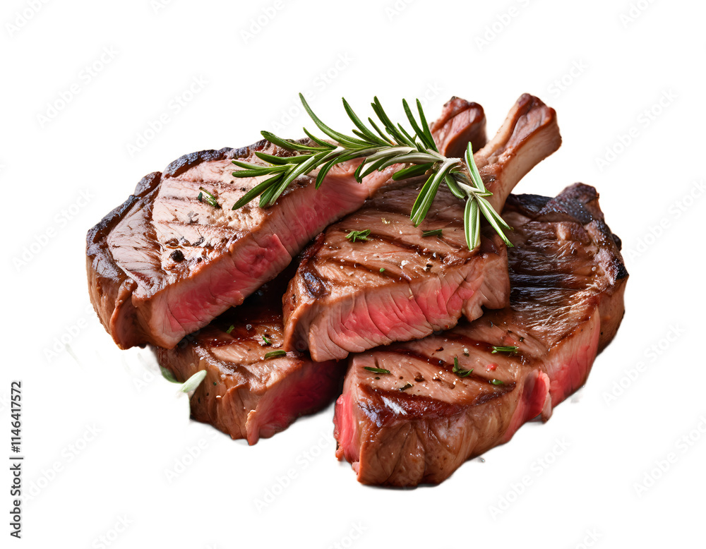 Delicious Grilled Steak with Fresh Rosemary Delicious Grilled Steak with Fresh Rosemary