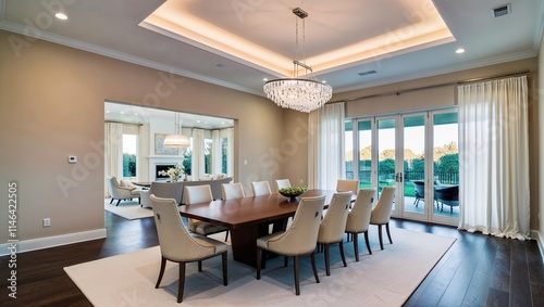 Wallpaper Mural Dining room.  Torontodigital.ca