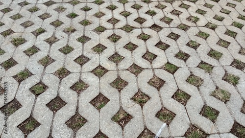 close up view of paving blocks. Paving Block Texture background
