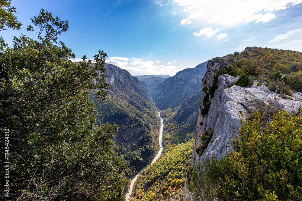 Naklejka premium Great canyon of the Verdon, Provence, France