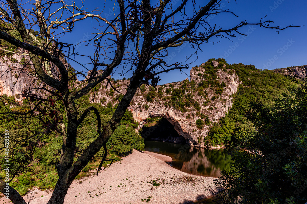 Great canyon of the Ardeche, Cevennes, France Great canyon of the Ardeche, Cevennes, France