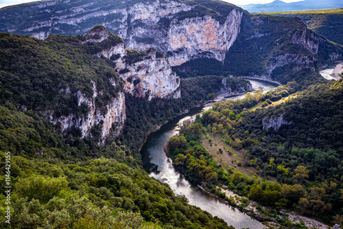 Great canyon of the Ardeche, Cevennes, France