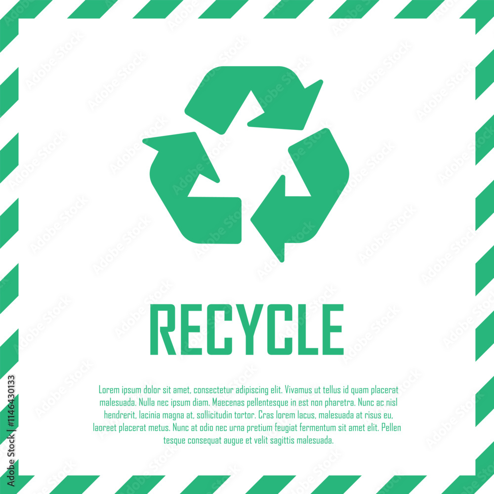 Recycle concept logo sign, reuse materials, reduce pollution, save the earth and nature, go green, environment day, eco friendly Recycle concept logo sign, reuse materials, reduce pollution, save the earth and nature, go green, environment day, eco friendly