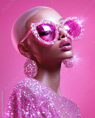 Fashion sunglasses disco diva