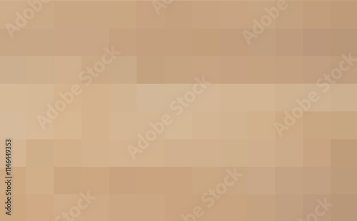 Gradient beige background from squares. Light tan texture for publication, poster, calendar, post, screensaver, wallpaper, postcard, banner, cover, website. Vector illustration