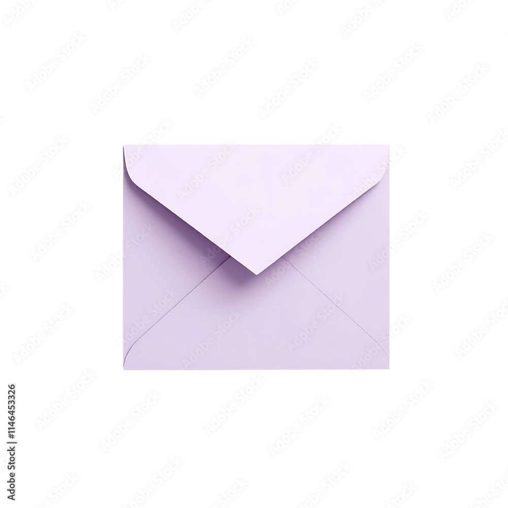 Envelope with message on transparent background. Envelope with message on transparent background.