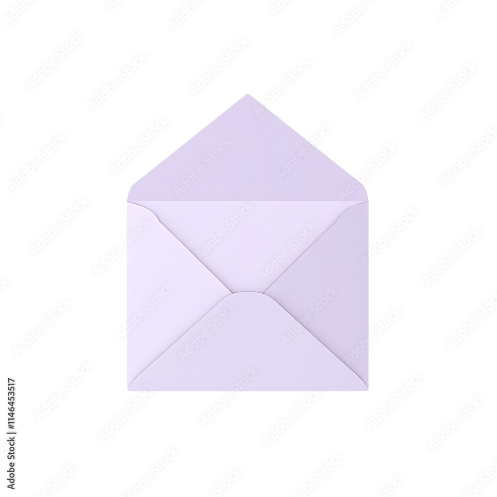 Envelope with message on transparent background. Envelope with message on transparent background.