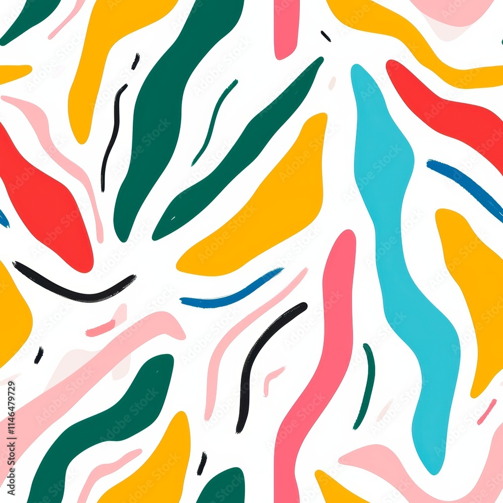 An EyeCatching and Colorful Abstract Wave Pattern Design Perfect for Modern Interiors An EyeCatching and Colorful Abstract Wave Pattern Design Perfect for Modern Interiors