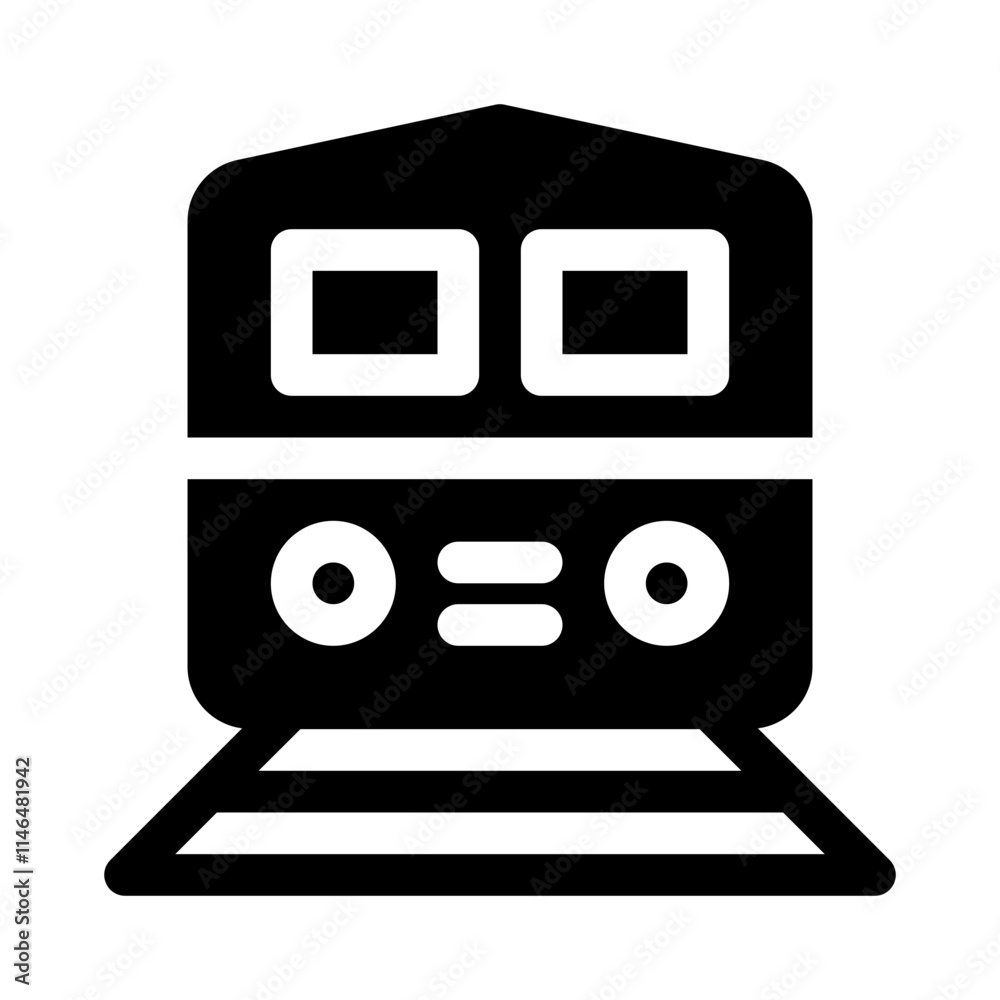 Transport glyph icon Transport glyph icon