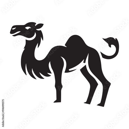 Camel icon isolated on white background