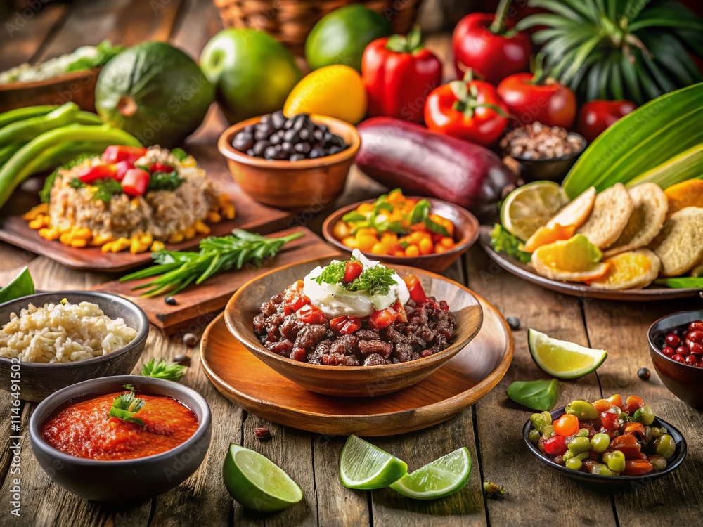 Costa Rican Cuisine: High-Resolution Images of Traditional Dishes, Food Photography, Delicious Recipes, Authentic Flavors, Gastronomy, Central American Food Costa Rican Cuisine: High-Resolution Images of Traditional Dishes, Food Photography, Delicious Recipes, Authentic Flavors, Gastronomy, Central American Food