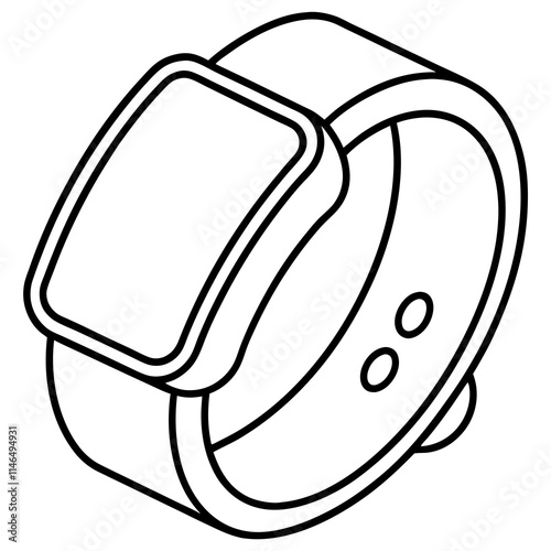 Fitness Tracker Icon Vector