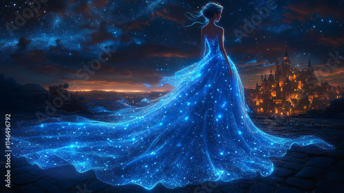 Cinderella inspiration Fairy Tale Illustration for Classic Story Concepts

