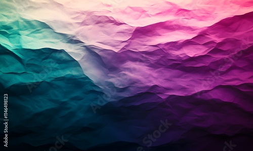 Wallpaper Mural Wrinkled, colorful gradient texture with folds. Torontodigital.ca