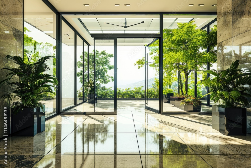 Modern Sliding Glass Door: Stylish Entrance for Home, Office, or Resort Modern Sliding Glass Door: Stylish Entrance for Home, Office, or Resort