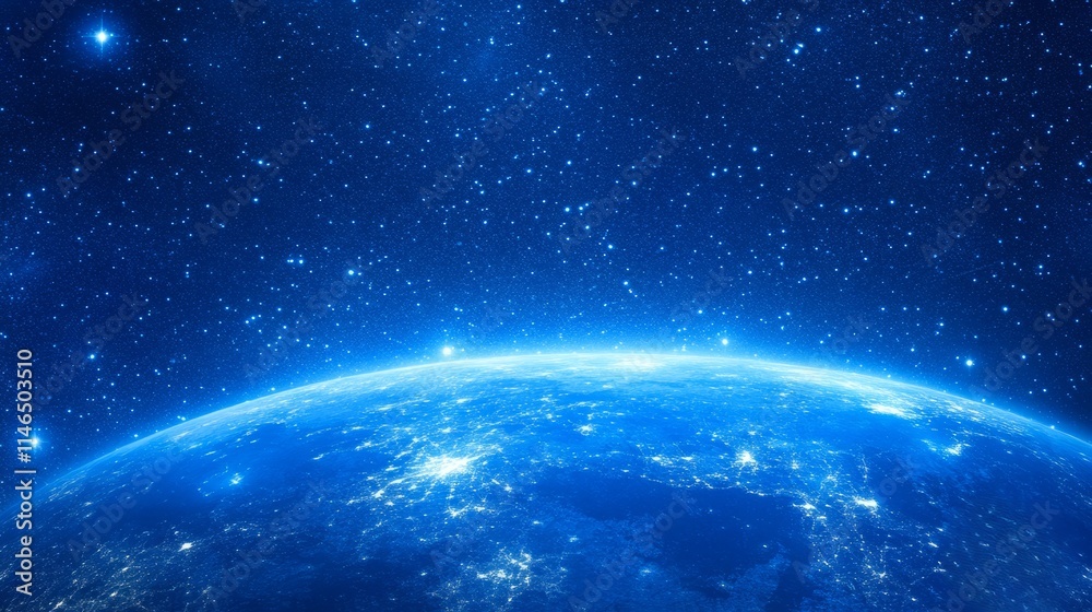 Earth's Night Lights From Space A Celestial View Earth's Night Lights From Space A Celestial View