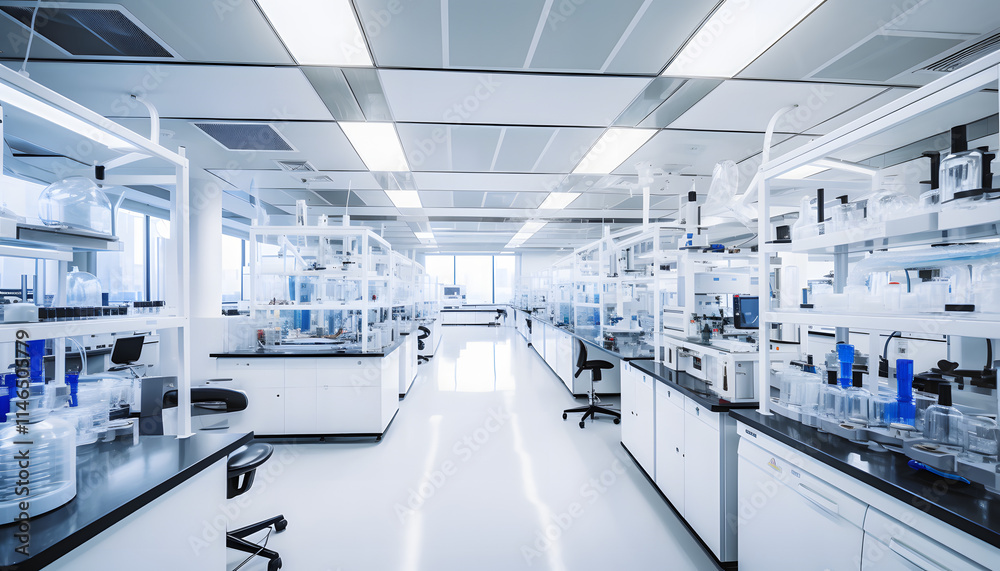 Laboratory of a cosmetic company Laboratory of a cosmetic company