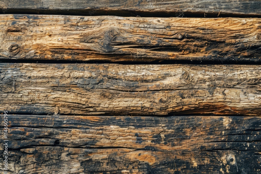 Rustic Wood Texture Background. Weathered Old Plank for Furniture, Architecture, and Design