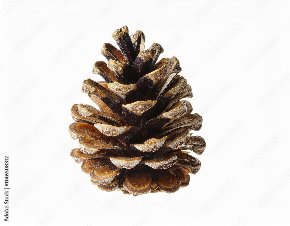 Close-Up of a Natural Brown Pine Cone with Golden Tips. Symbol of Nature’s Beauty, Craft Inspiration, and Winter Decor Ideas for Home, Holiday Themes, DIY Crafts, and Botanical Illustrations Close-Up of a Natural Brown Pine Cone with Golden Tips. Symbol of Nature’s Beauty, Craft Inspiration, and Winter Decor Ideas for Home, Holiday Themes, DIY Crafts, and Botanical Illustrations