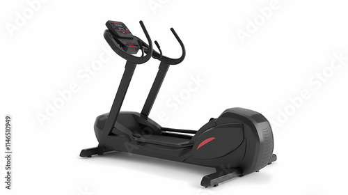 Elliptical cross trainer isolated on white background. Ecliptical. Illustration