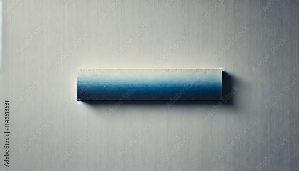 Fototapeta premium Misty Horizon: A Study in Blue and Gray