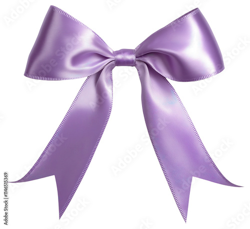 Elegant Purple Bow